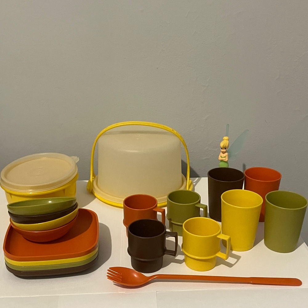 Vintage Multicolor Tupperware Children Kitchenware